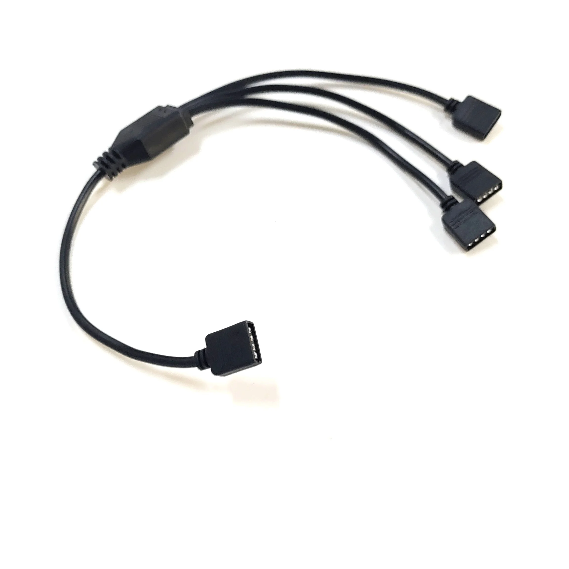 5v 3 pin 1 to 4 splitter argb psu extension cable female female male Argb adapter fan power wire extension cord