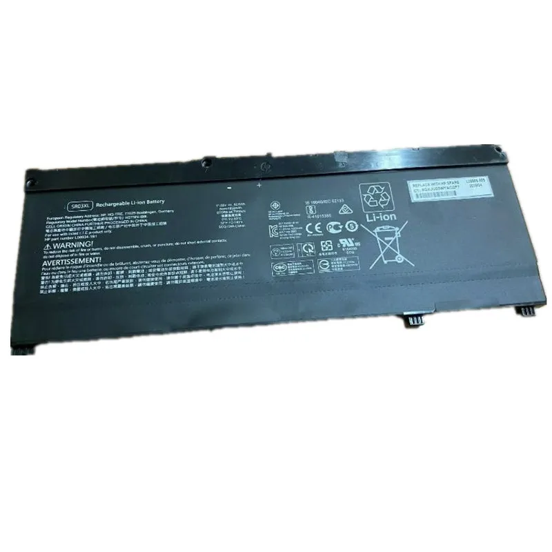 Новые поступления SR03XL 52.5Wh ноутбук встроенный Аккумулятор для ноутбука HP Pavilion 15-CX0058WM HSTNN-IB8L L08934-1B1 литий-ионная аккумуляторная батарея SR03XL серии