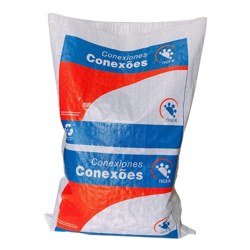 Manufacturer pp cotton wheat flour bags 50kg sack printed plastic with handle rice packing