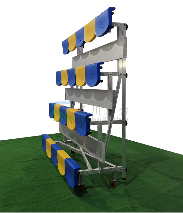 Outdoor event gym aluminum bleachers folding bleachers