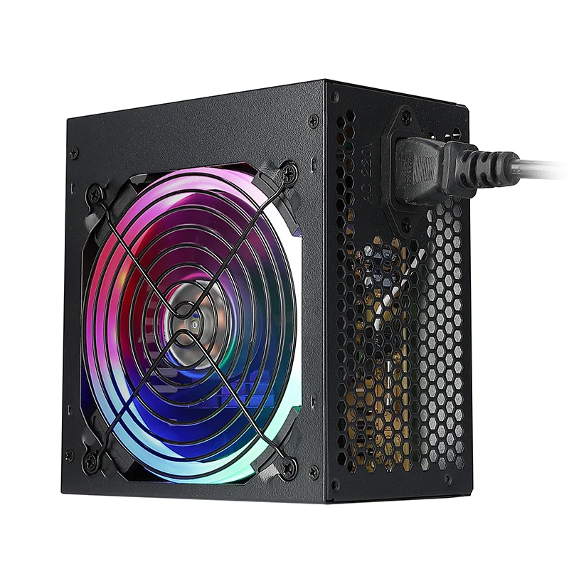 Сюрприз! Удивительный блок питания ATX 500 Вт с крутыми радужными