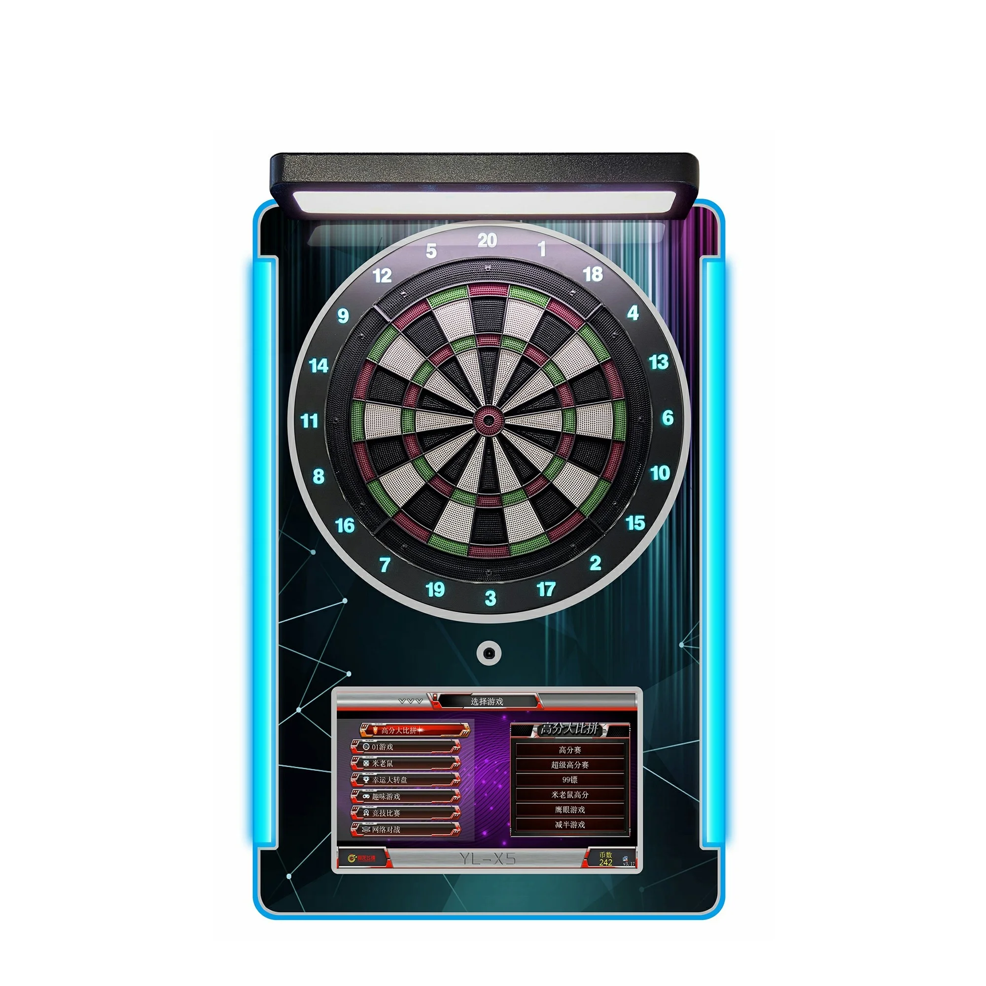 
Luxury networking automatic entertainment electronic soft tip dart game machine 