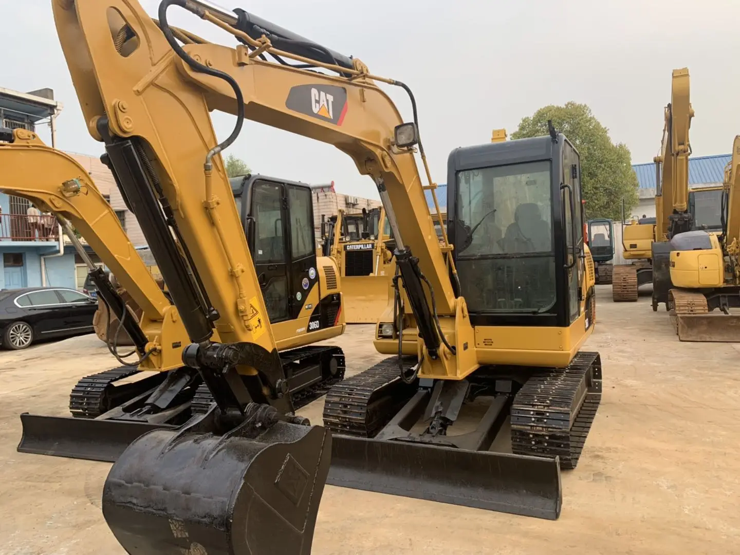  Маленький гусеничный гидравлический экскаватор Cat 6T тип ковша 0 3 м3 Прямая продажа от