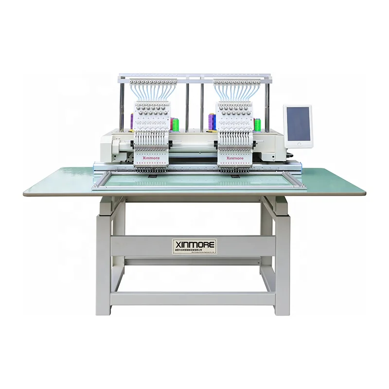 Easy to Operate Commercial Fully Automatic 2 Head Hat Barudan Embroidery Machine  Prices
