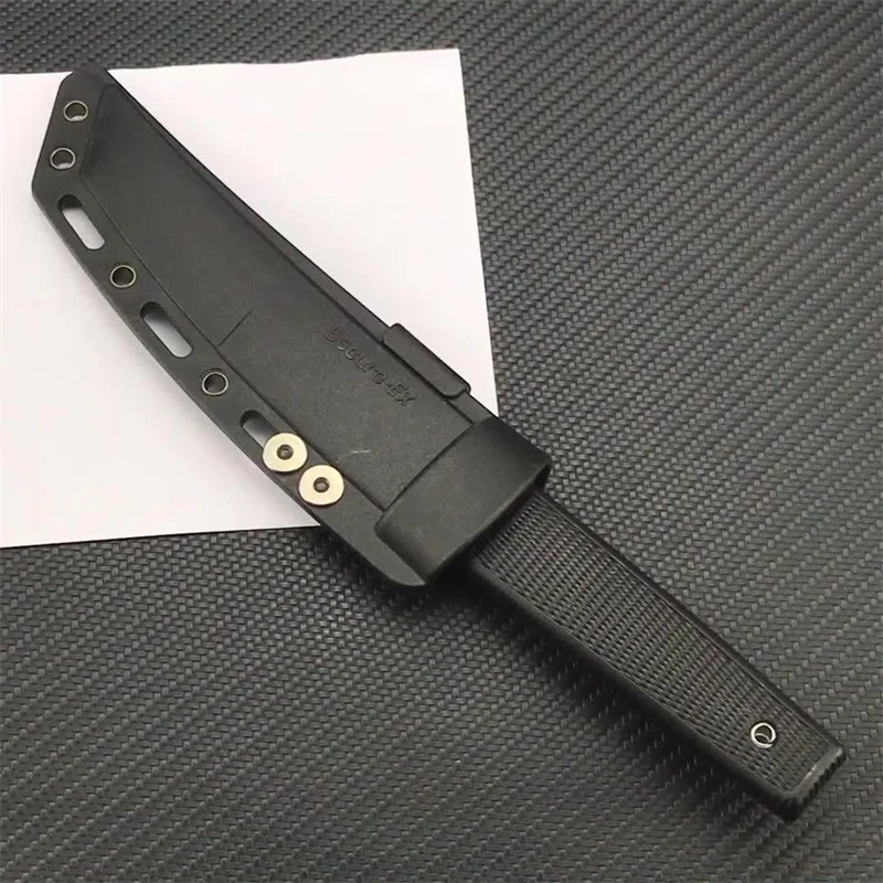 Outdoor stainless steel Survival Tactical hunting knives EDC Camping Pocket Fixed knife