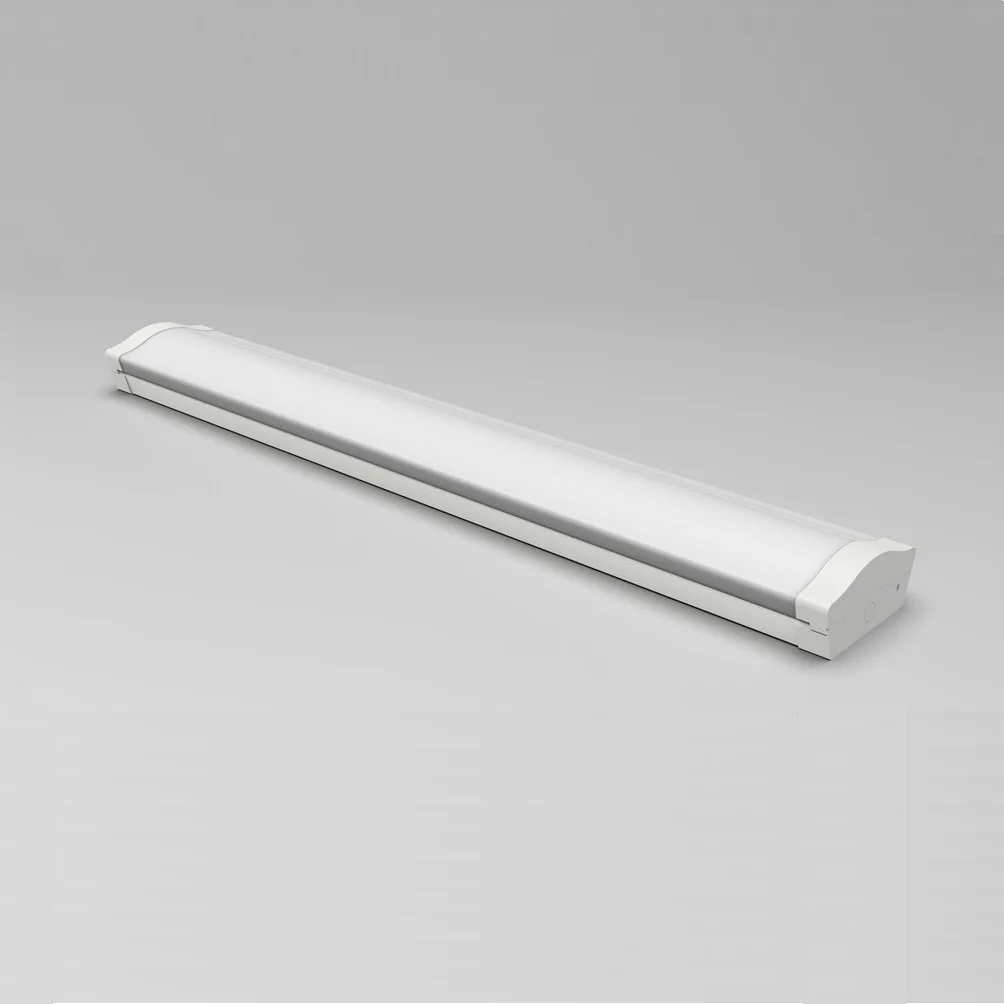 120lm/w Free Flicker Led Tri-proof Light 4000K Twin Led Batten Linear Lighting Fixture