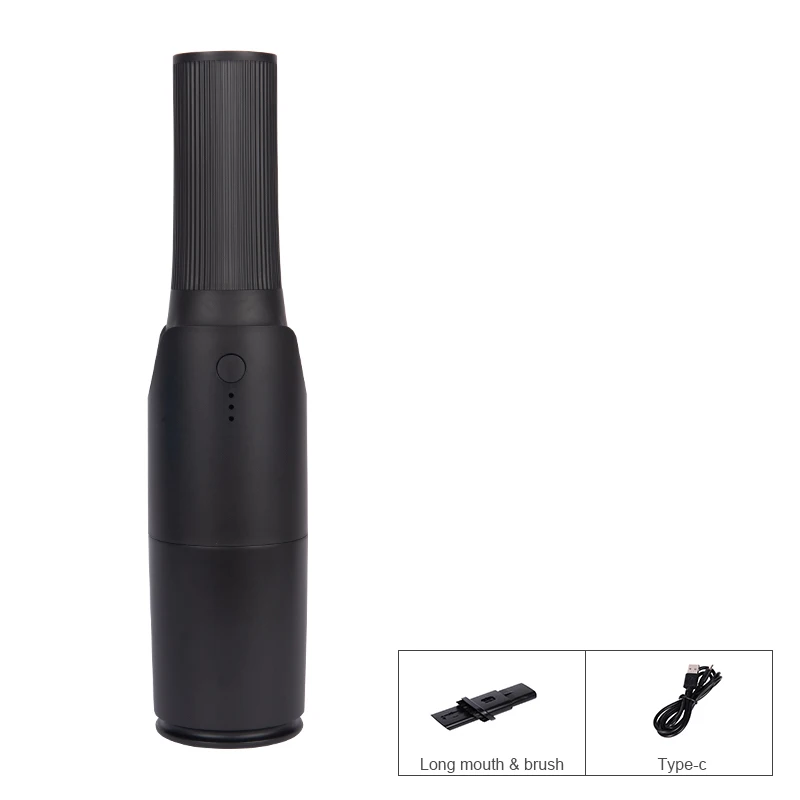 25min Usage Time VC102 type-c Black 80W 10.5A 7.4V 5800pa Wireless Household Dual-use Cleaning Tool Car Cleaner Vacuum