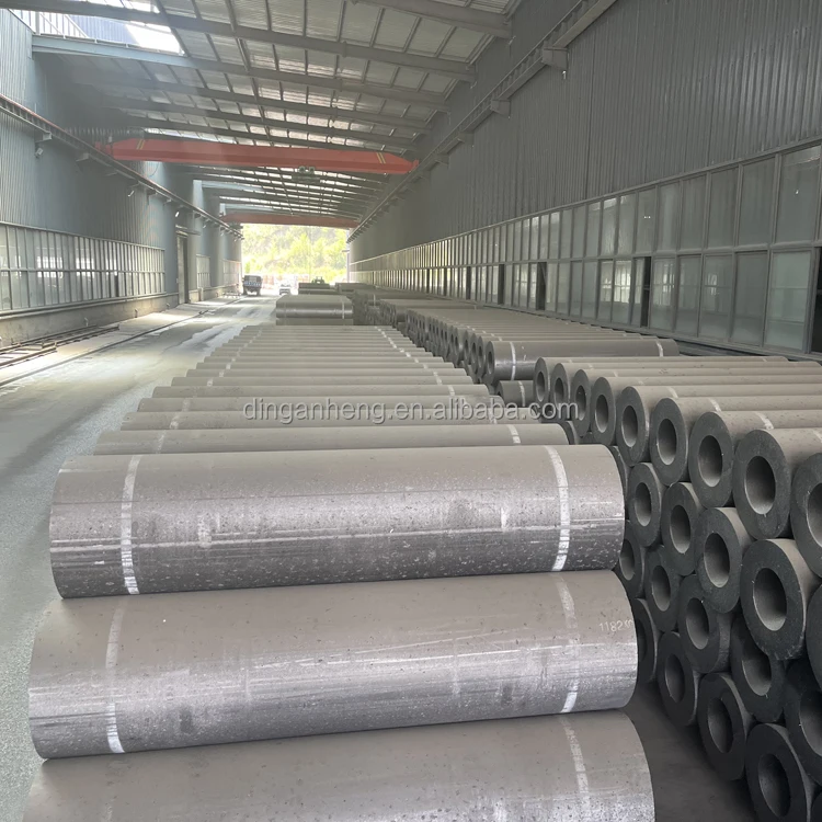 High Quality Graphite Electrode Manufacture rp hp UHP 200 250 300 400 500 600 700mm