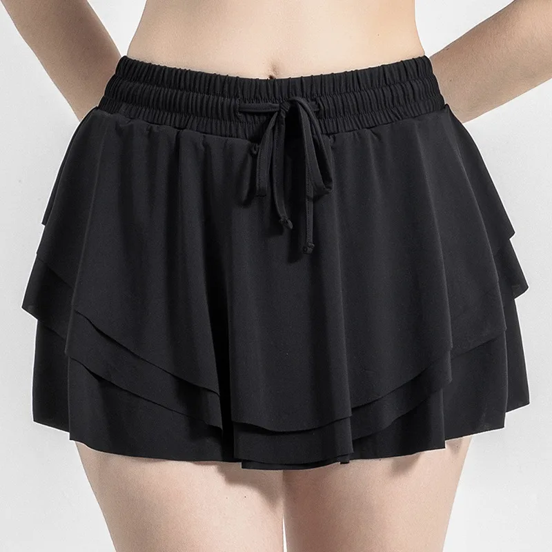 Best Selling Women Gym Athletic Clothes Tennis Golf Stretchy Pleated Skort Custom Plus Size Tennis Skirt