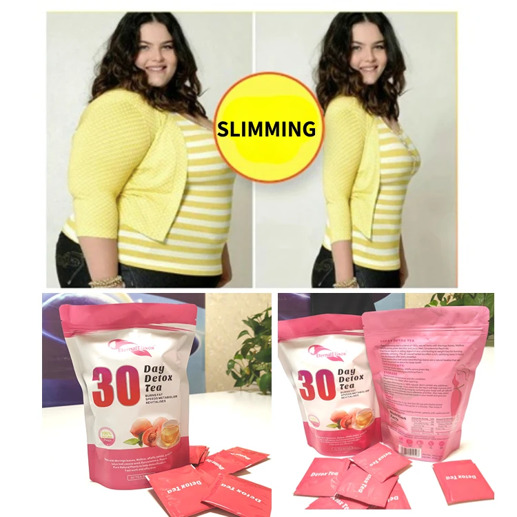 Customized Flavors Peach Orange Lemon Amazing Weight Loss Effect Detox Body Eternalelinor Slimming Milk Tea