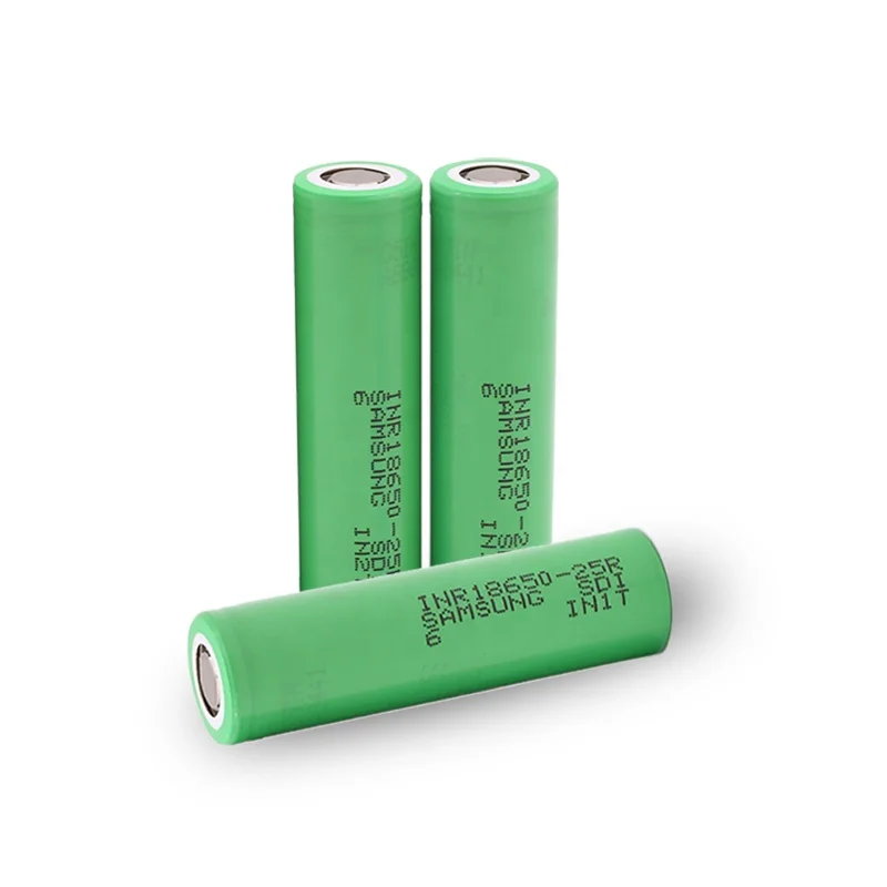 Top selling original  lithium 3.7v 18650-25R 2500mah 20A high rate discharge rechargeable battery 18650 for power tools