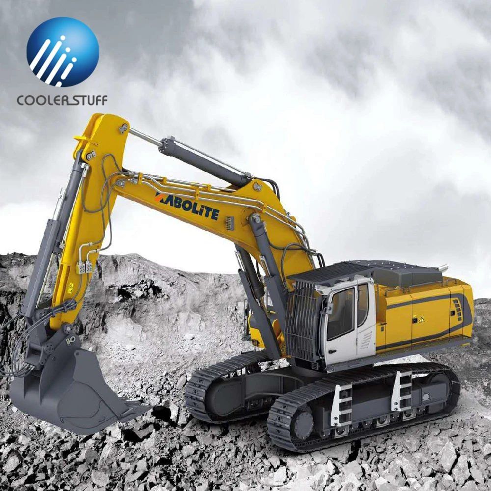 HUINA K970 970 KABOLITE 1:10 полностью металлический гидравлический экскаватор на радиоуправлении, инженер, экскаватор на радиоуправлении Huina, игрушечная конструкция