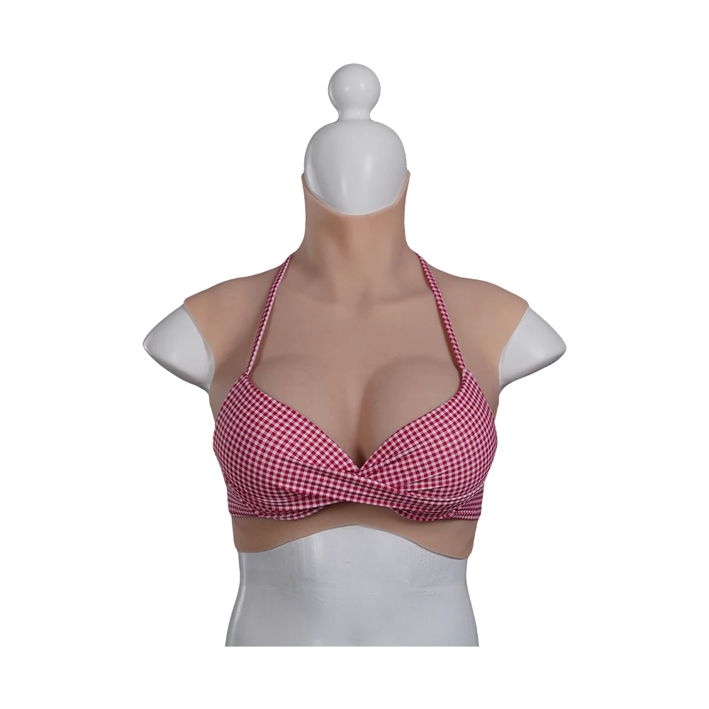 Knowu Shemale C Cup Breast Form 100% Medical Silicone wIth Silicon Boobs Artificial Breast Prosthetic for Crossdresser