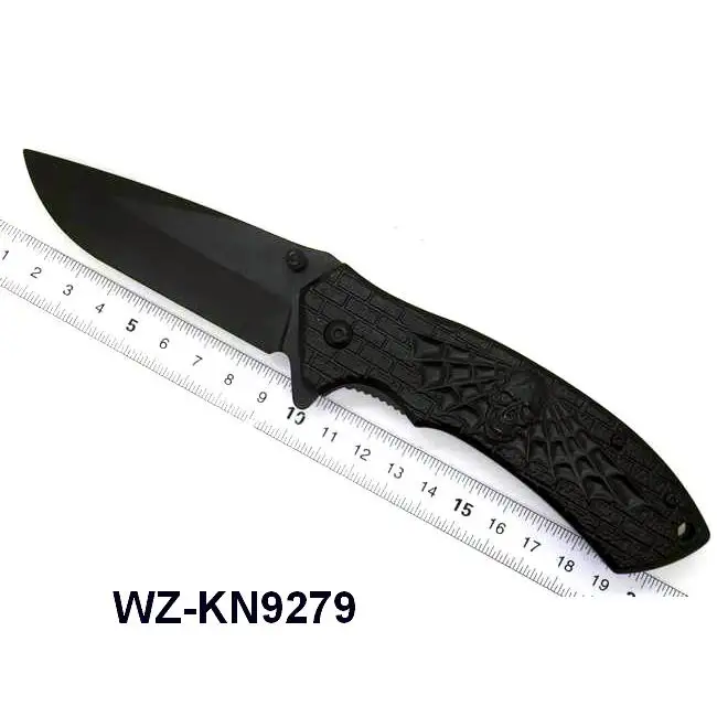 stainless steel material type professional camping folding pocket knifes survival knife