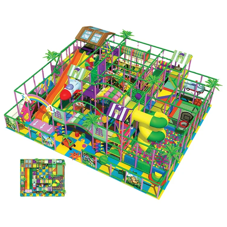 Biggest manufacture indoor play center labyrinth children maze