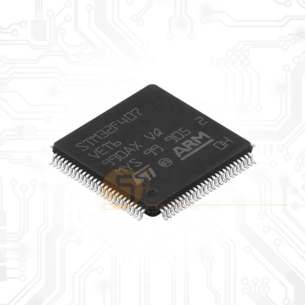 Flash memory chip spot, STM32F407VET6 STM32F407ZGT6 STM32F407VGT6 407ZE/IGT6,512 32-bit microcontrollers, single chip microcompu