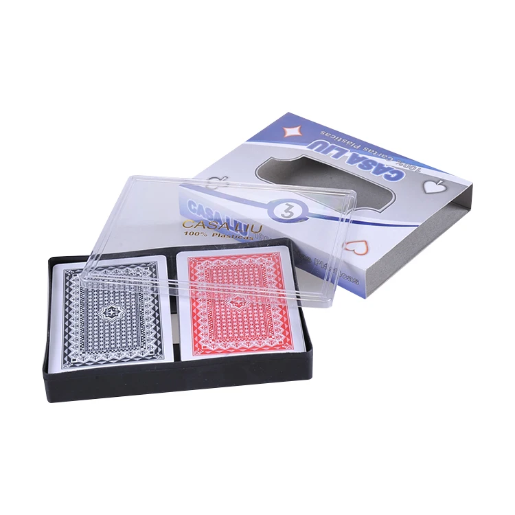 Премиум Магнитный бонус печатные покерные пластиковые игральные карты 100% на заказ