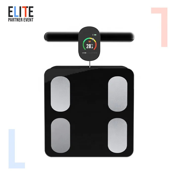 Welland TFT Colorful Customization Screen 8 Electrodes Digital Intelligent Body Fat Analyzer Fitness Health Scale