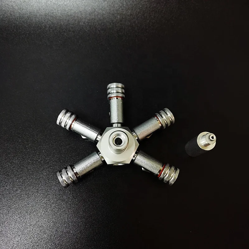 Aquarium Planted Landscape Tank 5 way CO2 Splitter Valve for CO2 supply regulator