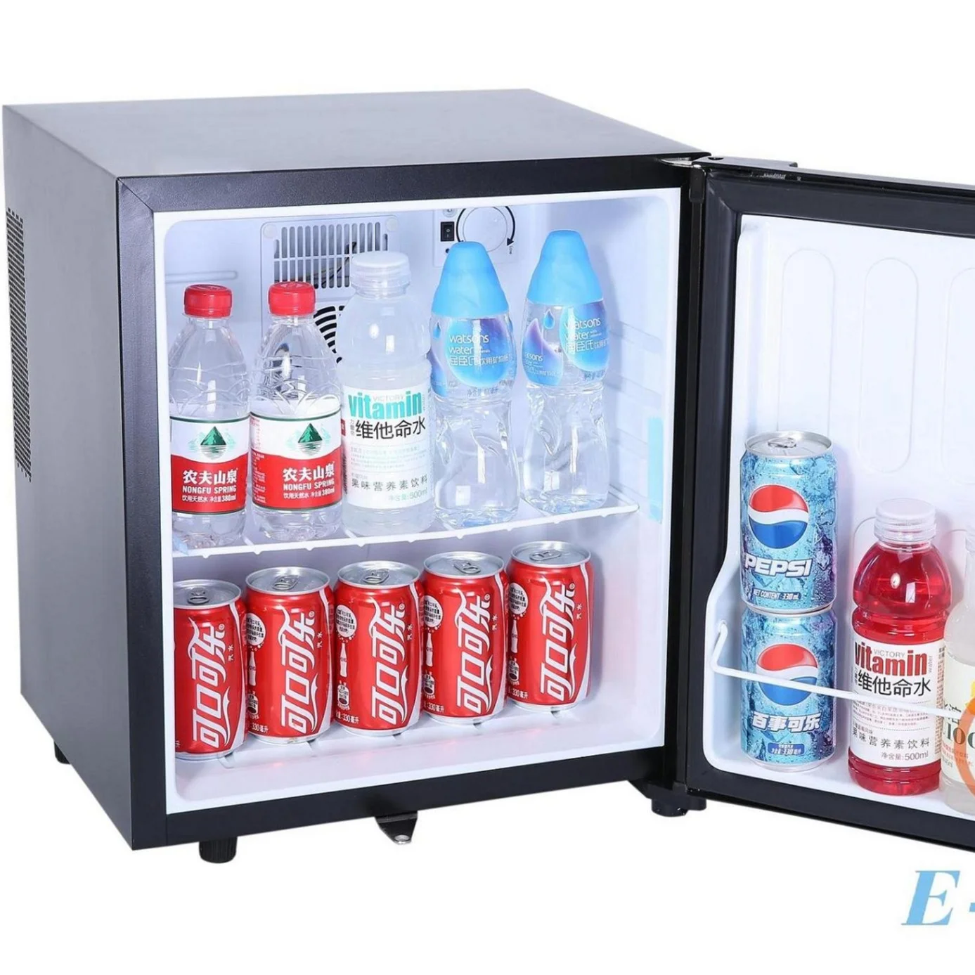 Thermoelectric minibar fridge  solid door 30L for hotel room