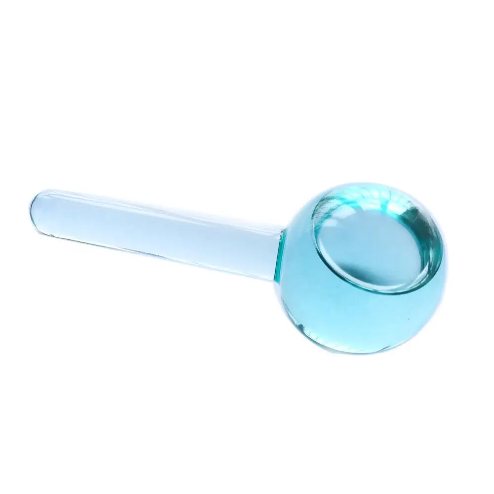 Non break strong glass cold facial balls beauty face ice globes glass balls facial ice globes