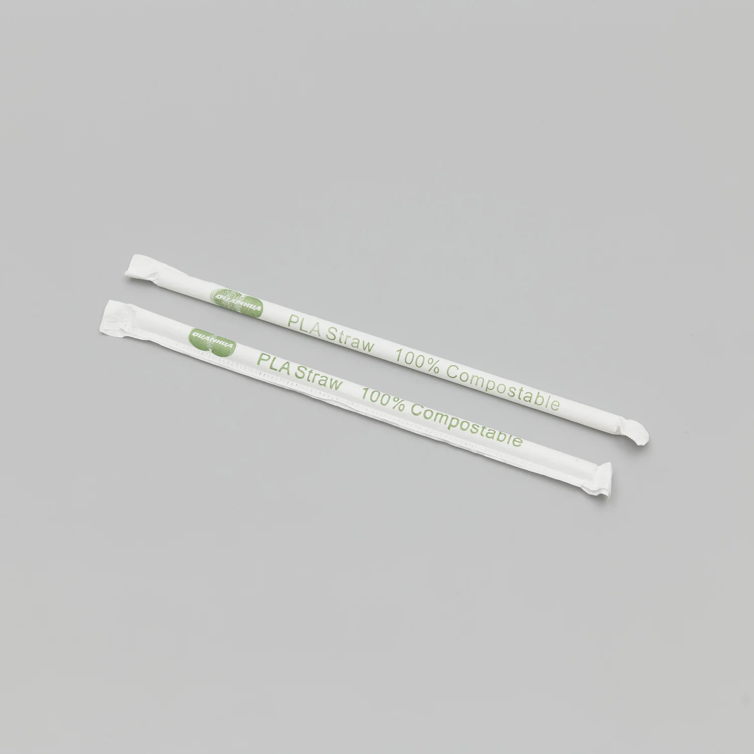 Compostable Biodegradable Tea Straws Individually Wraed PLA Disposable Bio Drinking Straws NO-Plastic PLA Straws