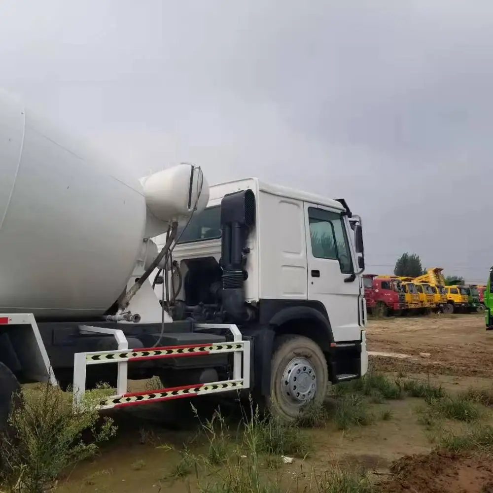 Refurbished 6*4 drive Howo mixer truck for 10 cubic meter