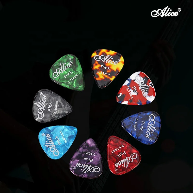 Alice Pick Set Sailulu ABS Matte Box Wholesale Specification 0.46 0.71 0.81 0.96 1.2 1.5 strings instruments accessories