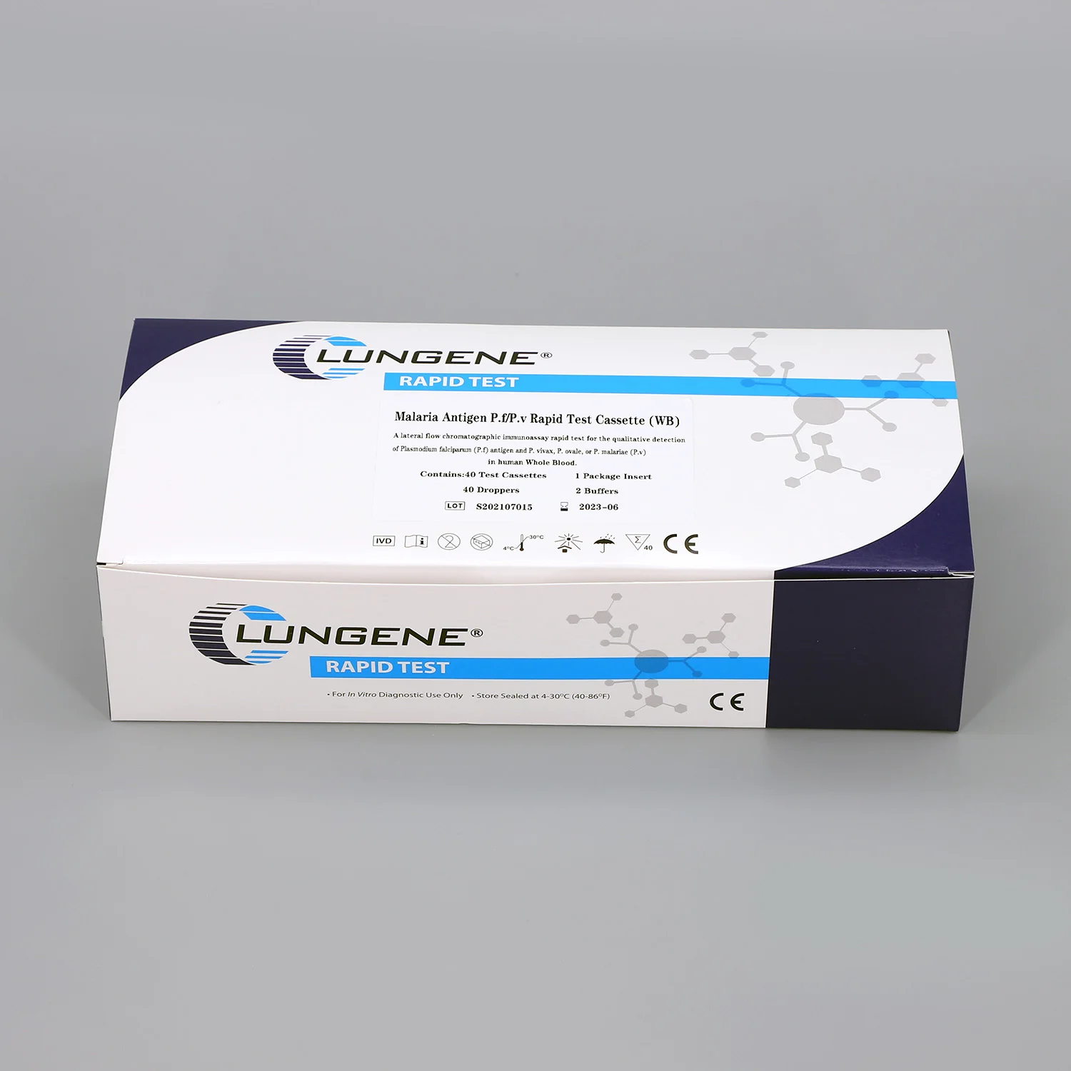 Plastic Malaria Rapid Test Kit for Sickle Cell Kits Practice Medicine Medical Student Suture Kit Saliva Ph Test Strip License Ce