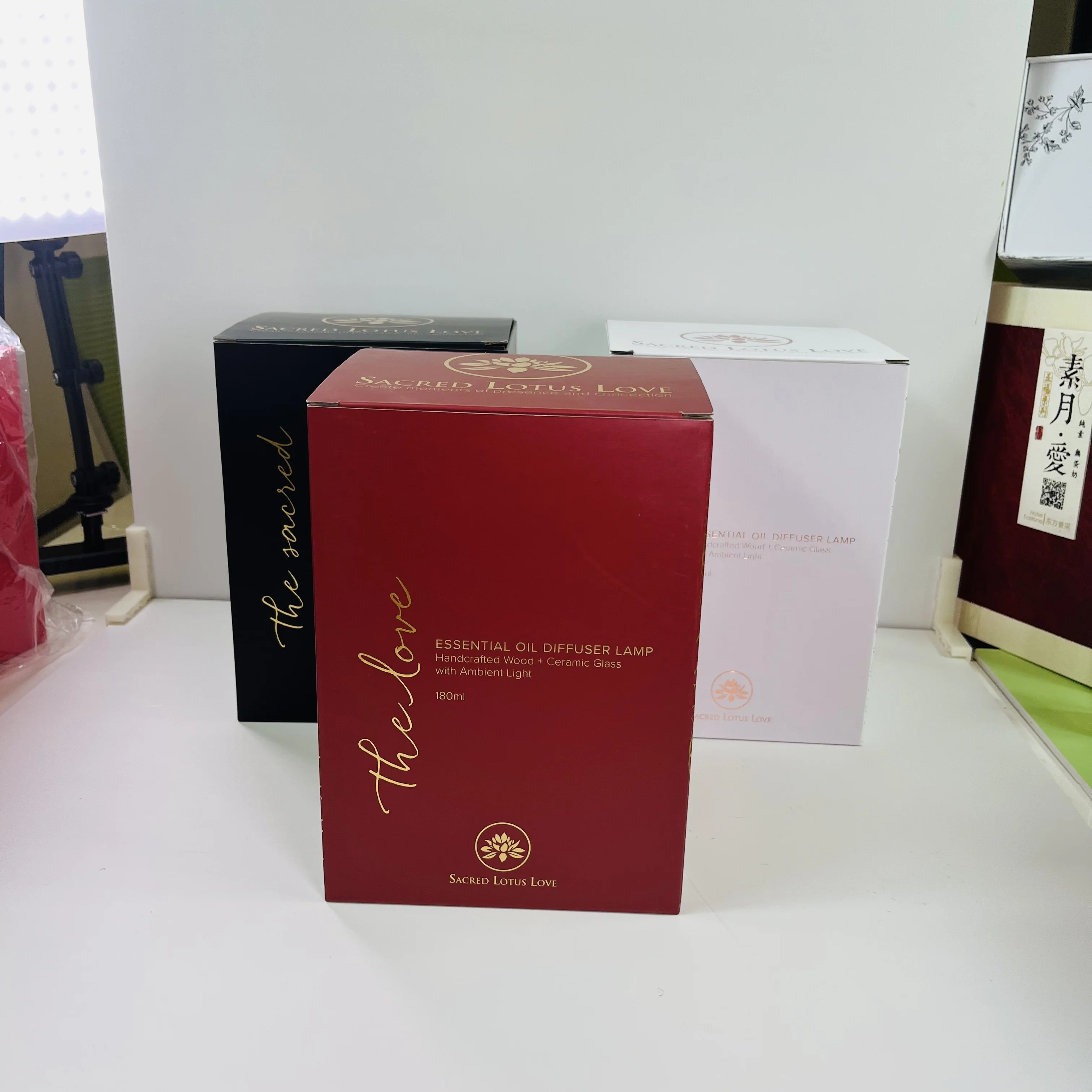 Custom three colors card and cardboard paper box for many products packaging