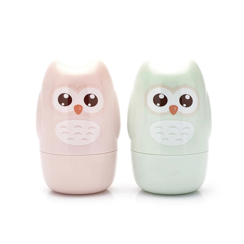 Animal shape Hot Sell Baby Nail Manicure Kit Cute Owl Shape Case Pink Baby Nail Clipper Set Popular Gift