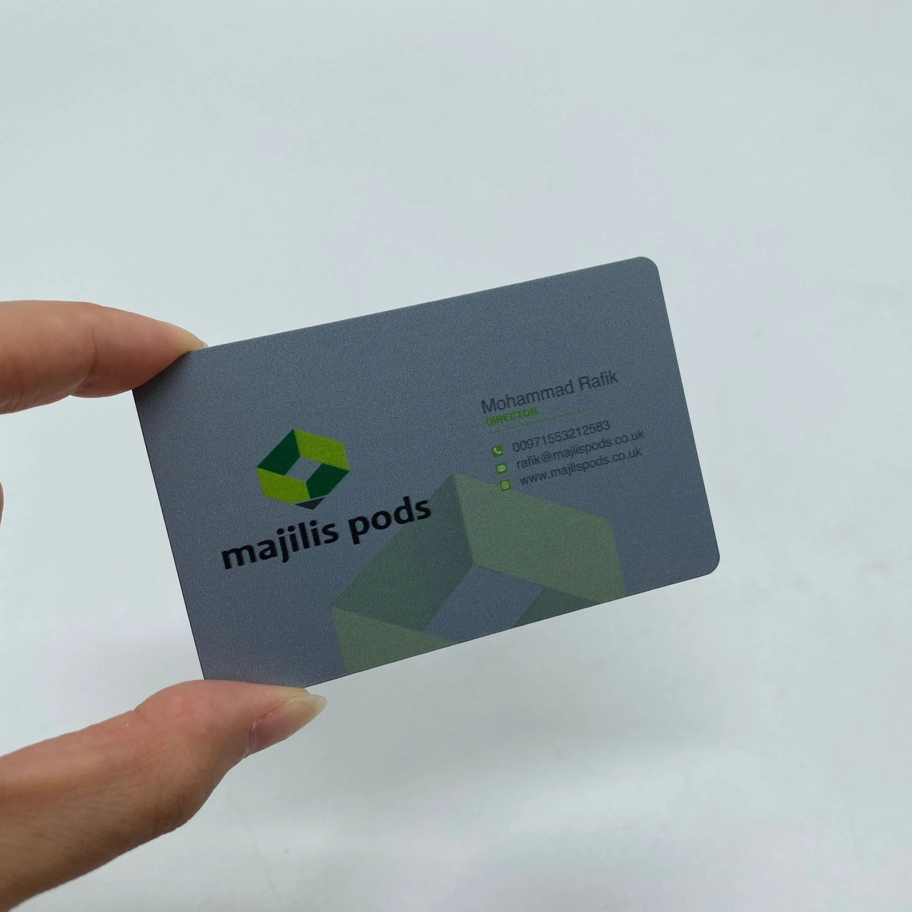 Металлические визитные карточки из нержавеющей стали