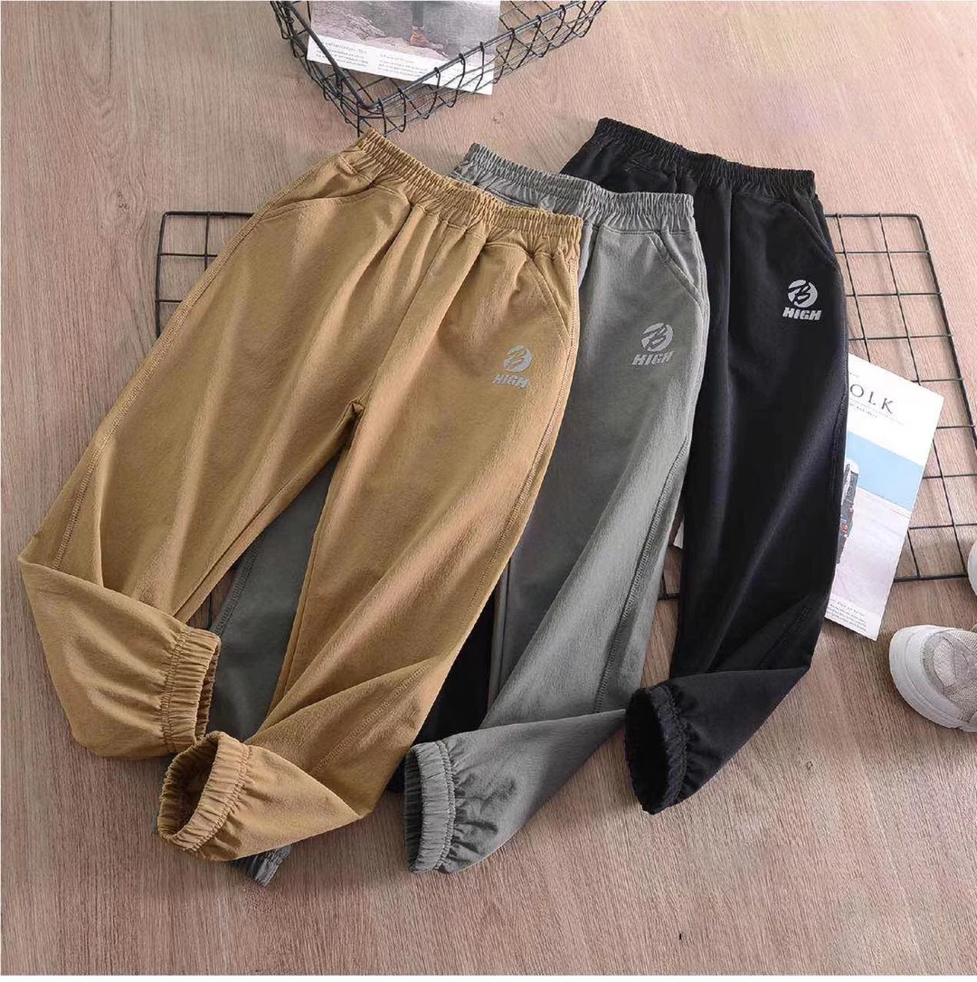
2021 new style long trousers boys sport pant good price quality sewing quick dry 