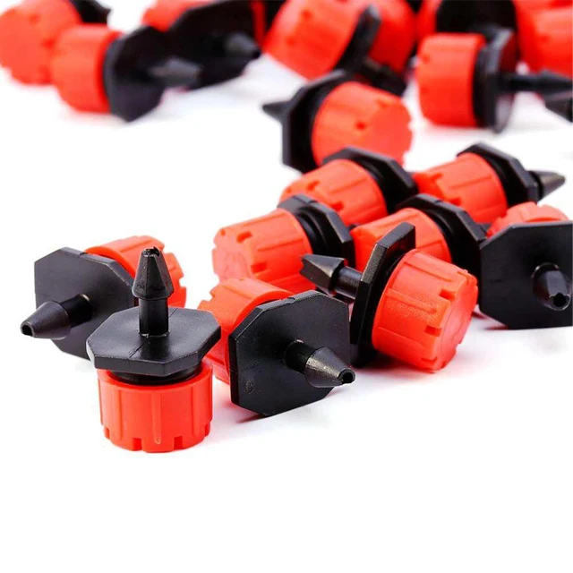 8 Hole Adjustable Garden Sprinklers Drip Irrigation Emitter for Agriculture Greenhouses Water Emitter Dripper