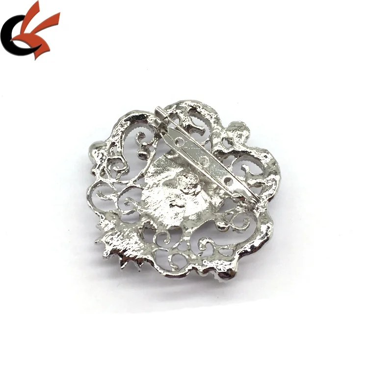 Vintage Jewelry Rhinestone Crystals Flower Brooches/ Broach Pin for Women Jewelry Accessories