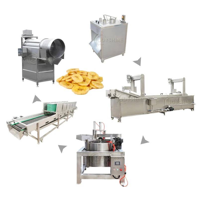 Small scale plantain chips production line banana chips making machine fruit chips production line