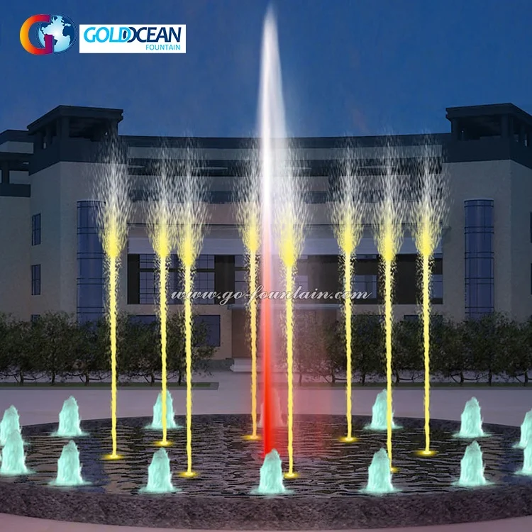 China Manufacturer Beautiful Outdoor Program Control Music Water Fountain