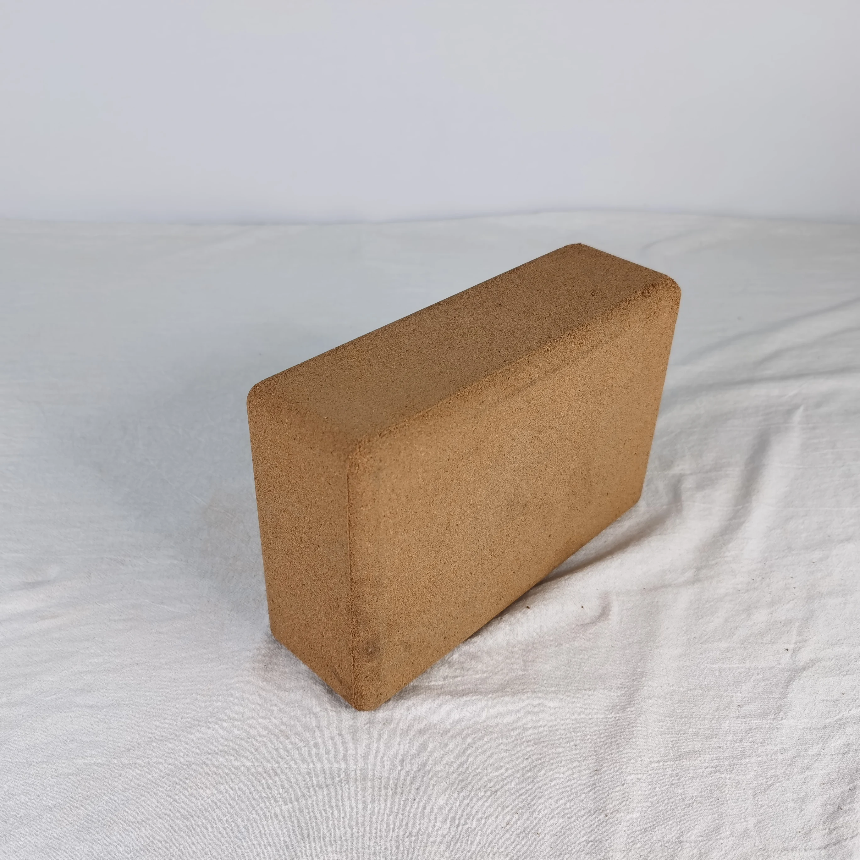 Low MOQ Eco-Friendly Environmental sustainable 369 Inches Cork Blocks With Custom Logo Yoga Exercise Wooden brick for fitness