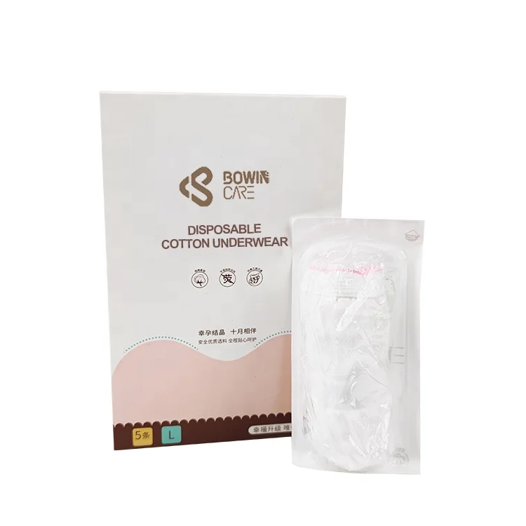 Disposable underwear for women non-woven cotton base paper underwear wholesale