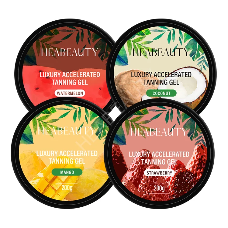 HEABEAUTY Bronzer High-Level Custom Natural Tanned Skin Tone UV Bronzed Skin Extreme Tanning Gel Instant Tanning Cream