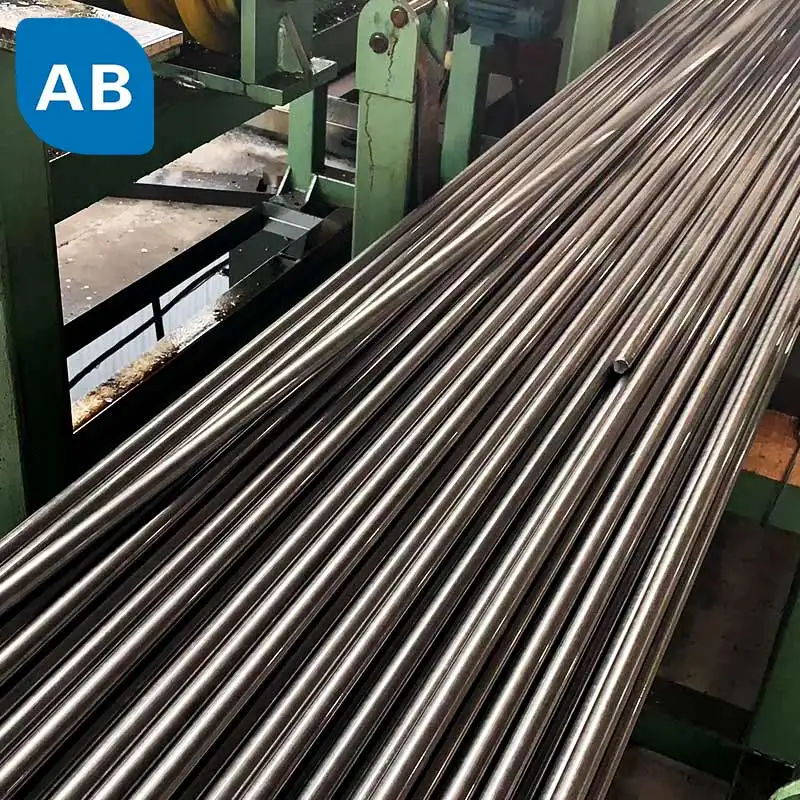 SAE1045 стальной вал, хромированный стальной круглый стержень для гидравлического цилиндра