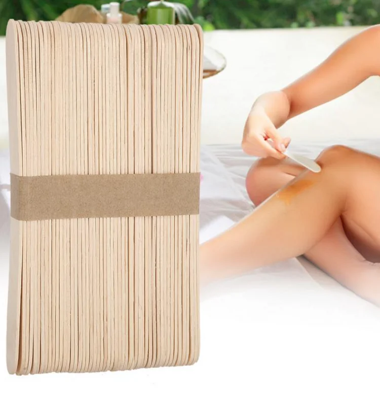 
Wooden bamboo Beauty Wax Hair Removal Stick Depilatory Wax Bikini Stick 