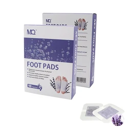 2021 Best Chinese herb Lavender Rose Detox Foot Patch Remove Toxin adhesive foot detox pad