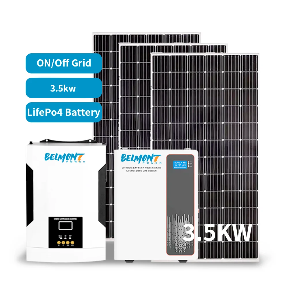 2kw 5kw 3000 ватт внесетевой гибридные наушники с одинарным Гибкая солнечная энергия инвертор панели 300w 500 Вт домашняя система солнечной энергии со слежением за максимальной точкой мощности