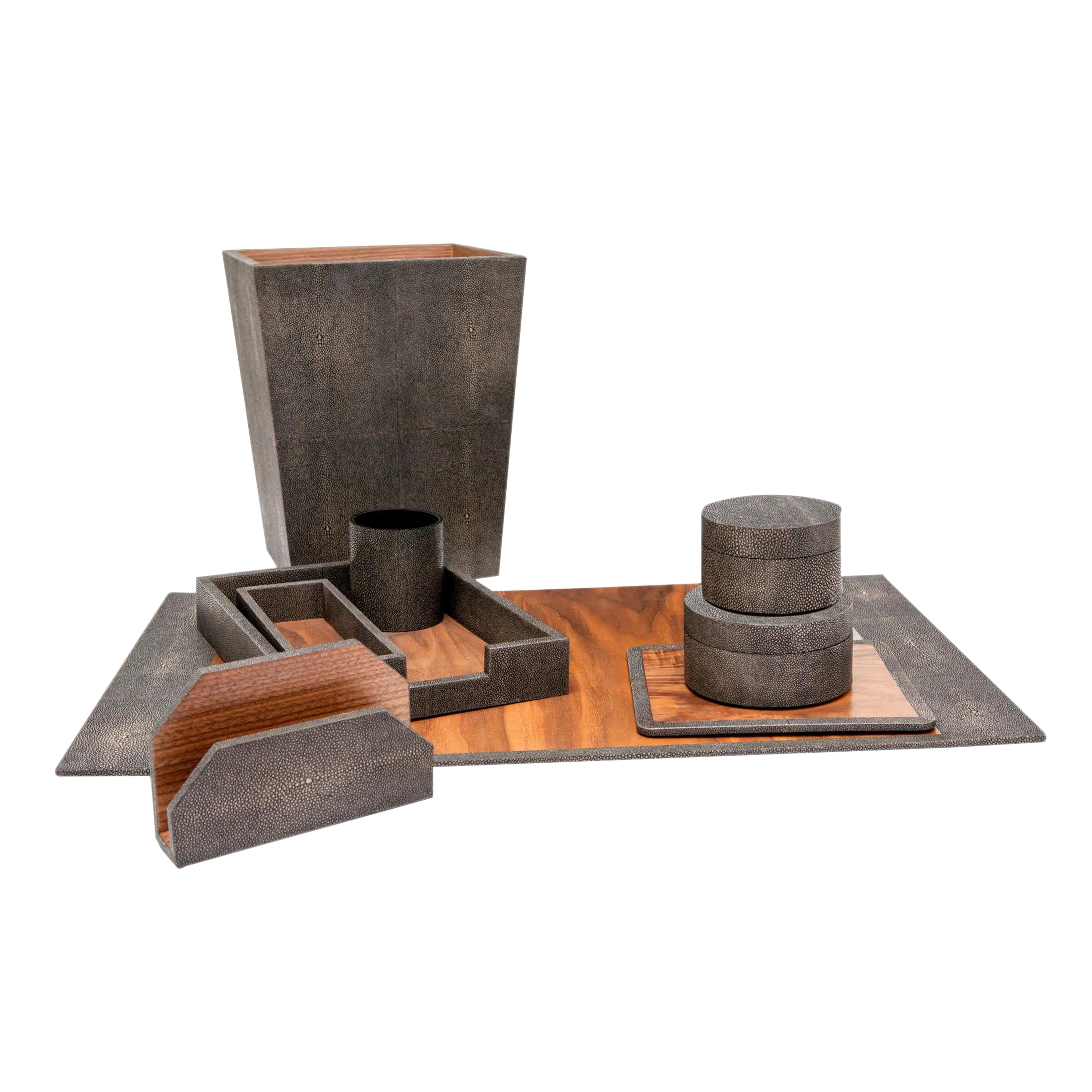 Pu Leather Perle Fish Texture Office Stationary Accessories And School Supplies Stationery Stationaries Set Supplies