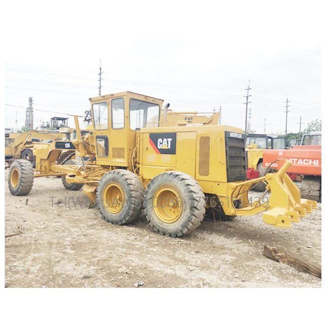 Used CAT 12G Motor Grader Good Condition Hydraulic Machine Caterpillar Used Motor Graders 140H 140K 140G with Low Working Hour
