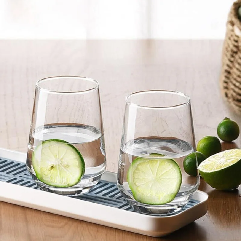 
13oz Heat Resistant High Borosilicate Glass Cup Glass Mug 