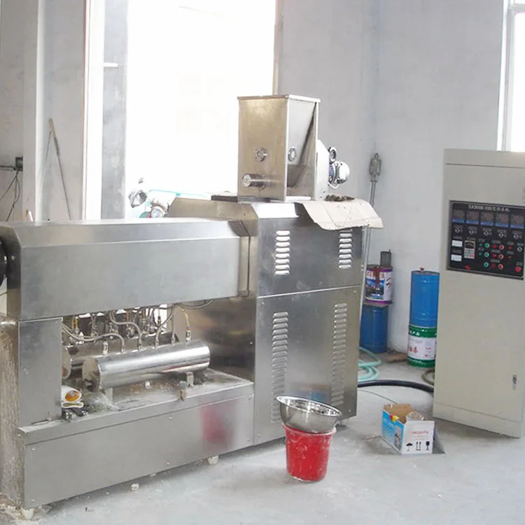 High capacity puffed snack food processing machinery 500kg/h corn puff snack extruder