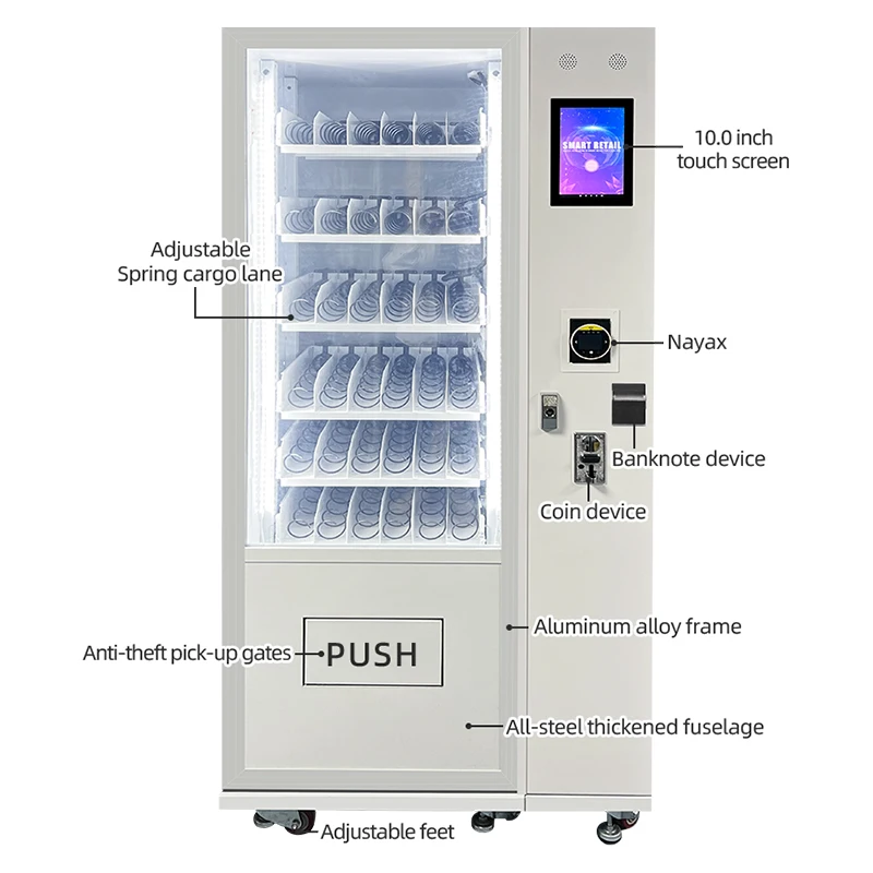 Fundord brands new small combo snack and drink vending machine