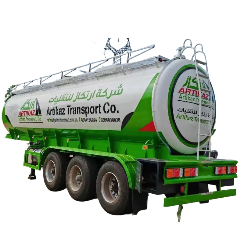 good price triple axles 40000Liters fuel tanker trailer for sale new manufactured China steel bulk oil tanker trailer price